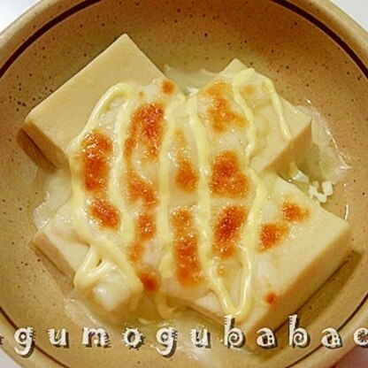 高野豆腐のチーズマヨ焼き